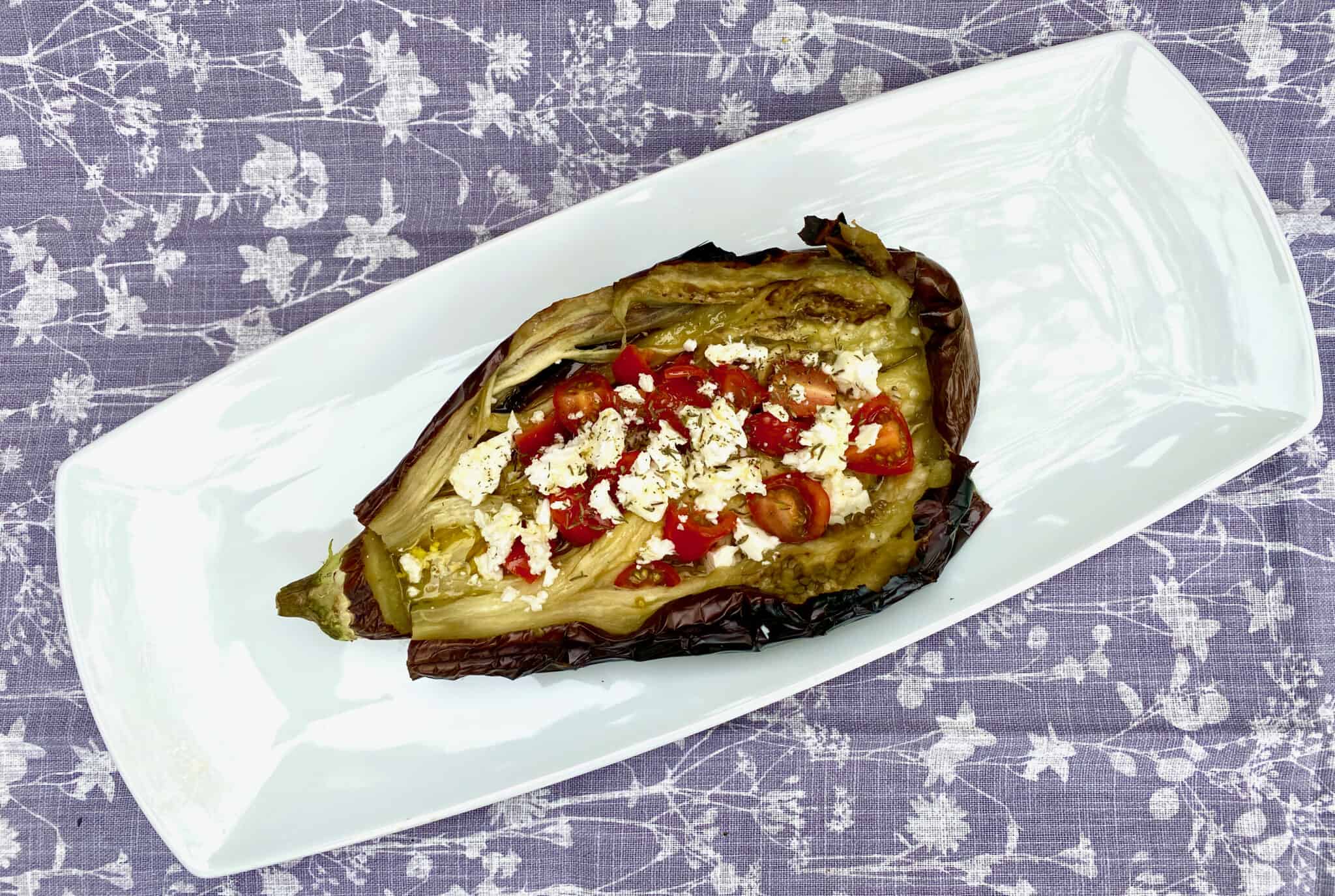 Greek smoked aubergine (eggplant) (Melitzanosalata) Vicki's Greek Recipes