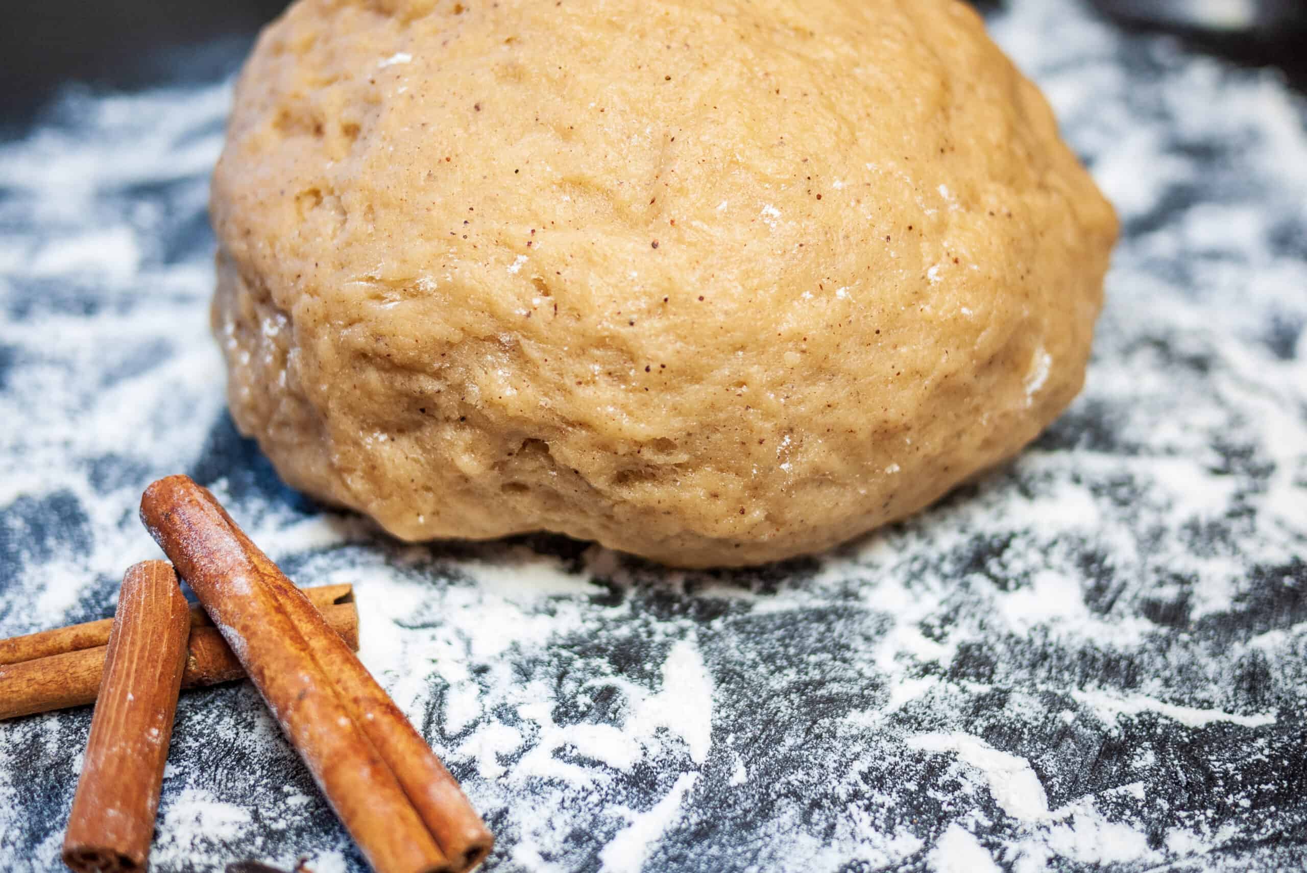 Greek Cinnamon Biscotti (Paximadia Kanelas) dough