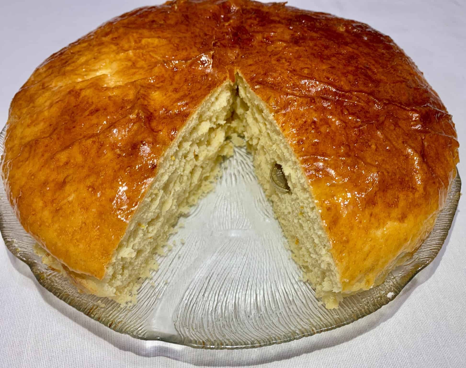 Vasilopita Tsoureki