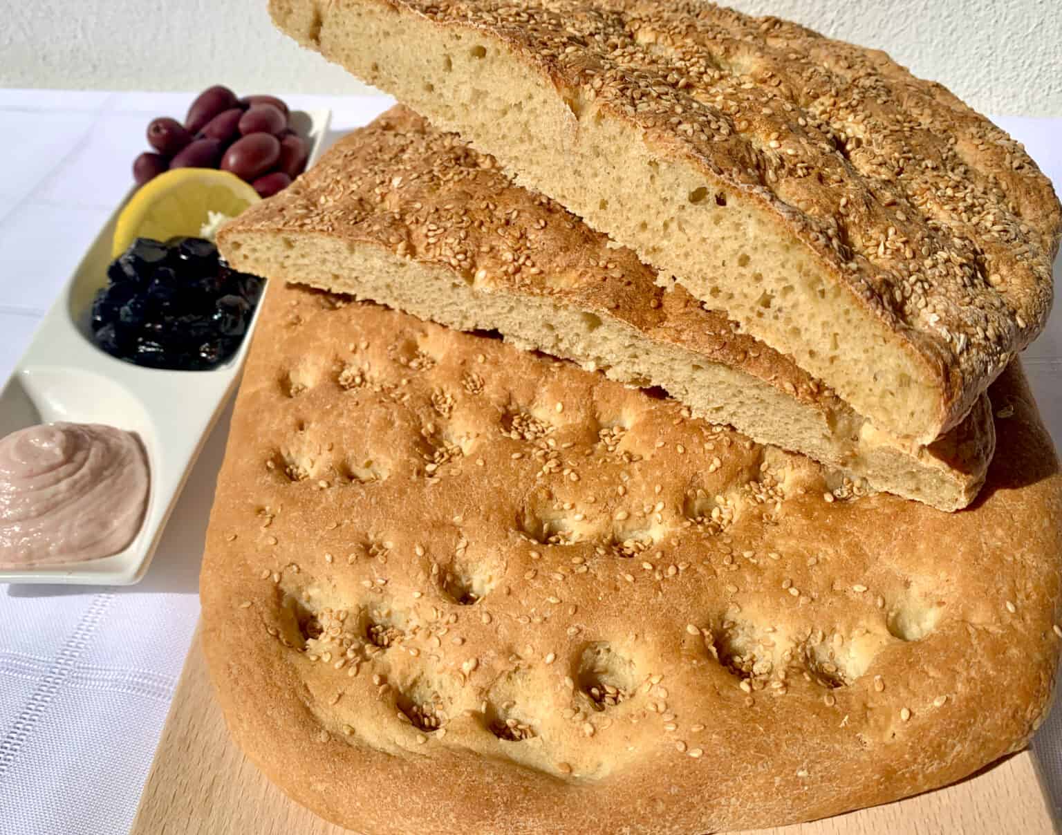 Greek Lagana Bread Recipe Vicki's Greek Recipes