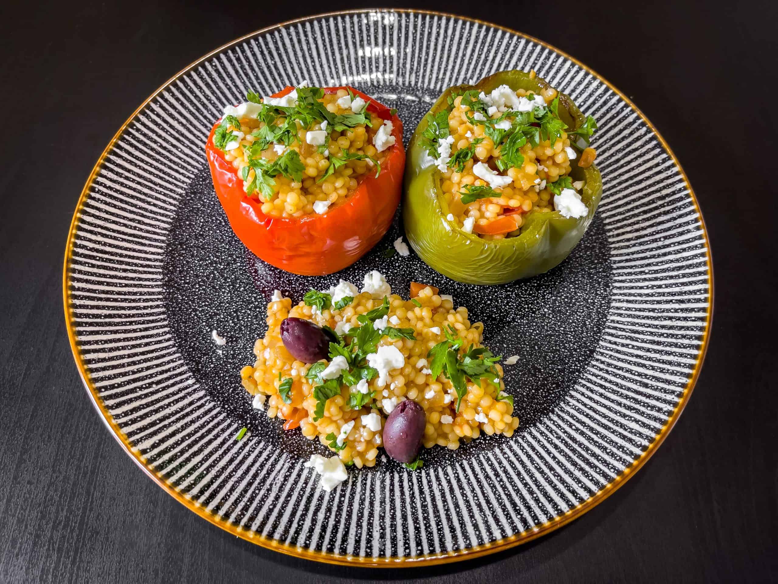 Gemista with couscous (stuffed vegetables with couscous) 2