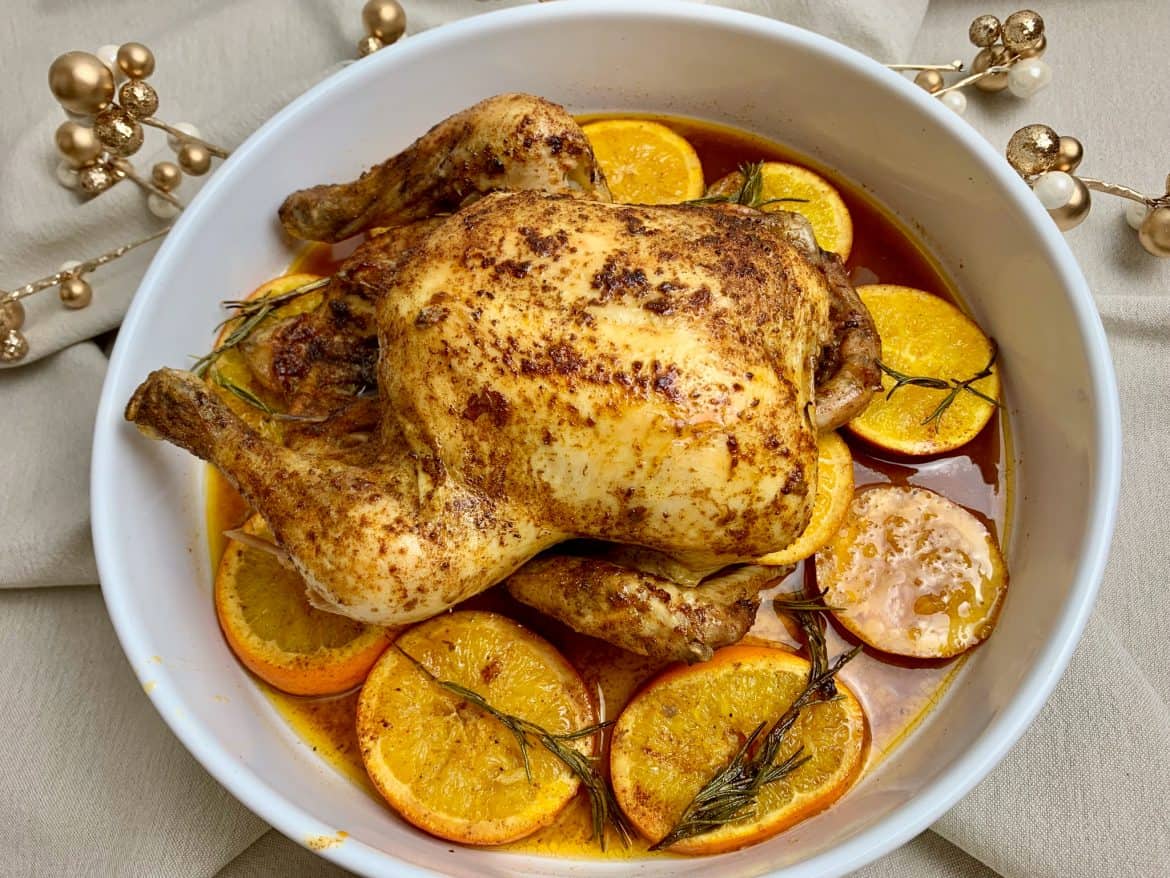 Roast chicken in Dutch oven recipe 2