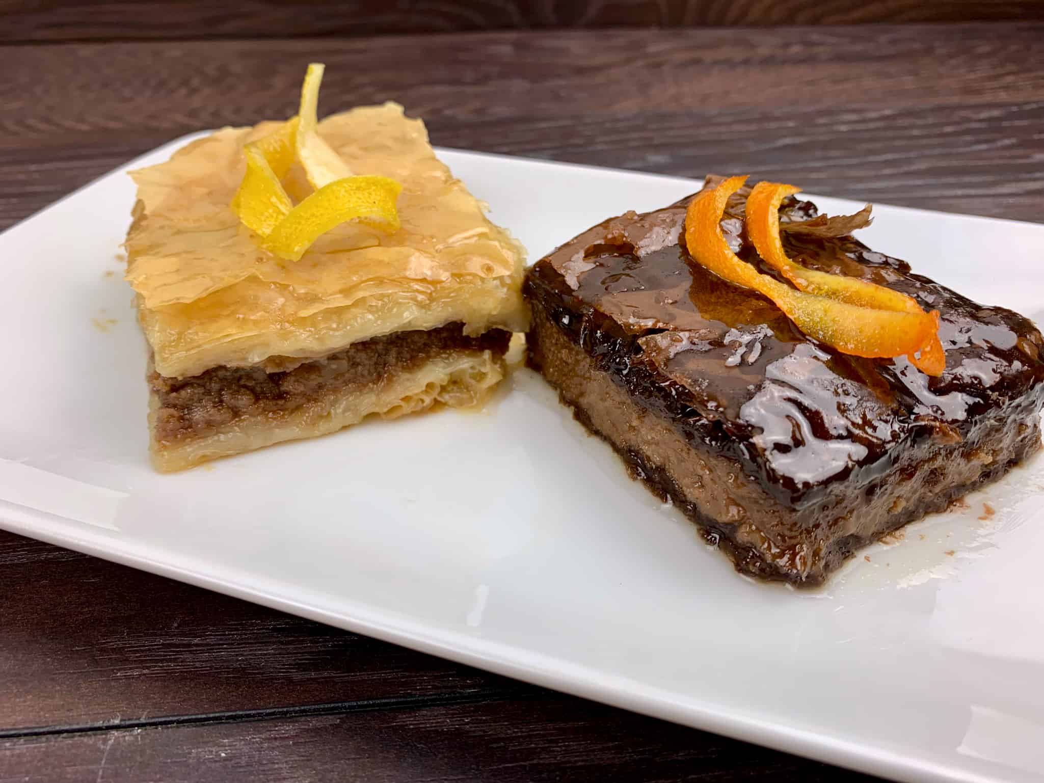 Chocolate Galaktoboureko - Vicki's Greek Recipes