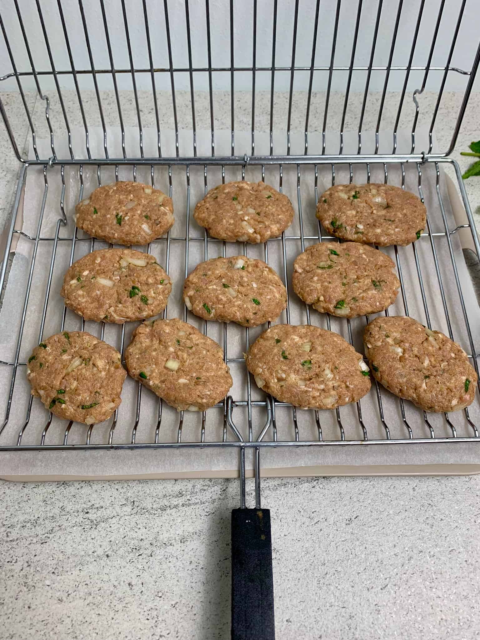 Easy Greek meatballs (Keftedes) on the grill