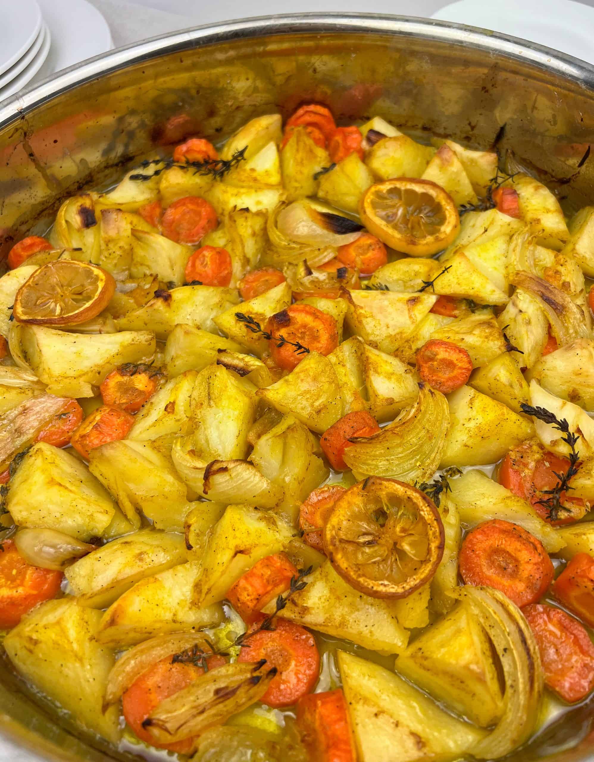 Quick and crispy rosemary roasted potatoes