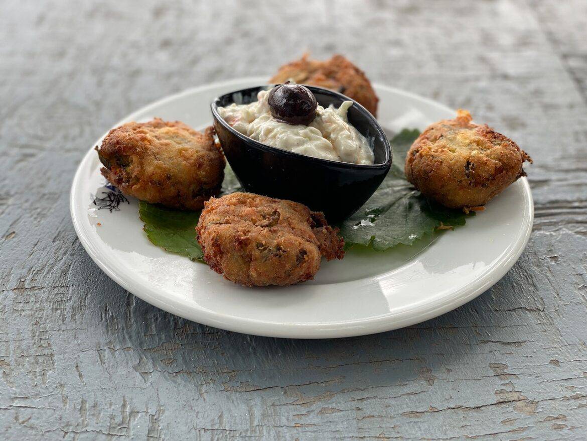 Authentic Kolokithokeftedes (Greek zucchini fritters)